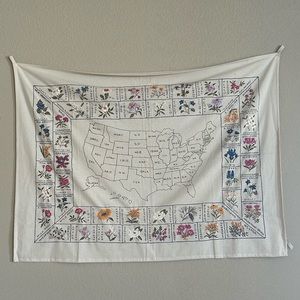 United States Embroidered Flowers